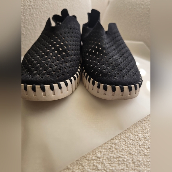 Ilse Jacobsen, Tulip 139 Perforated Slip-On Sneaker, Black, Size 7US/37EU - Picture 11 of 13